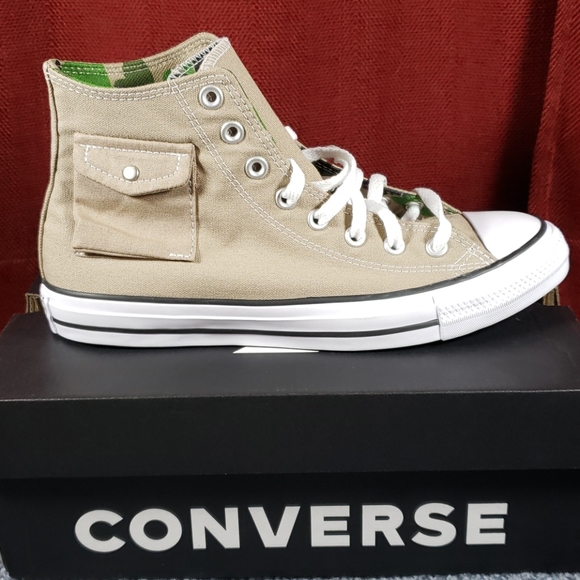 Converse Men Chuck Taylor All Star Hi Top Pocket - Picture 1 of 5